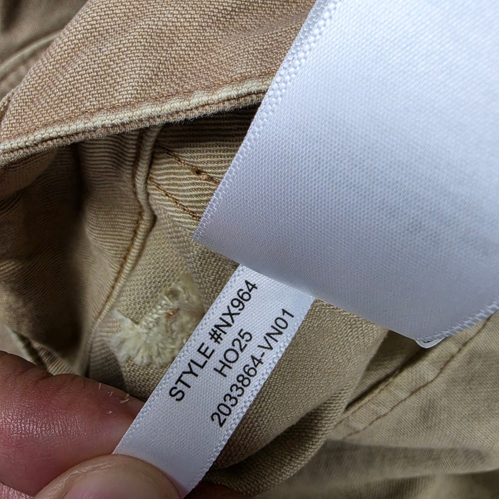 Madewell The Canvas Utility Pants Mens 36x30 Khaki Tan Cotton Straight Leg NWT - Picture 6 of 10
